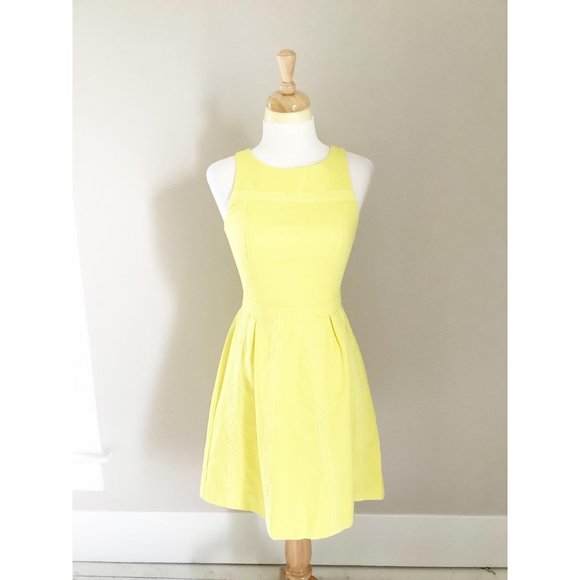 J.Crew Dresses & Skirts - J.Crew Women's Yellow Sleeveless Mini A-Line Dress
